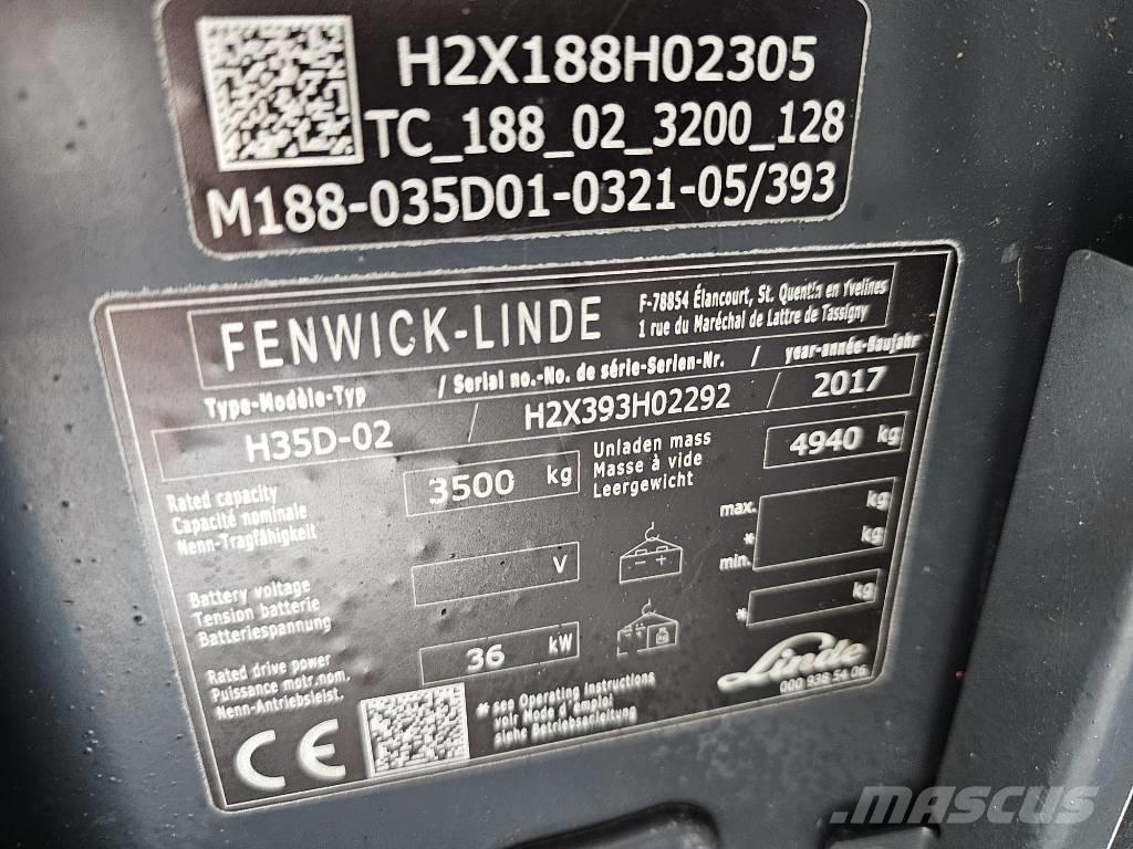 Linde H35D-02 Dieseltrukit