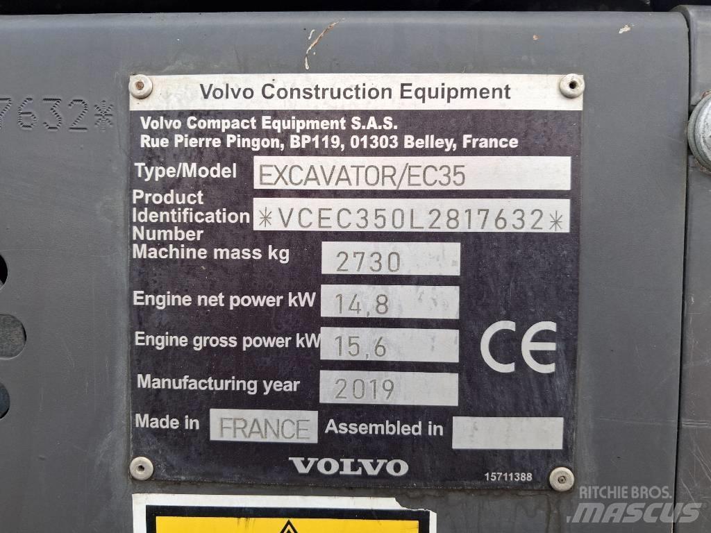 Volvo EC 35 Minikaivukoneet < 7t