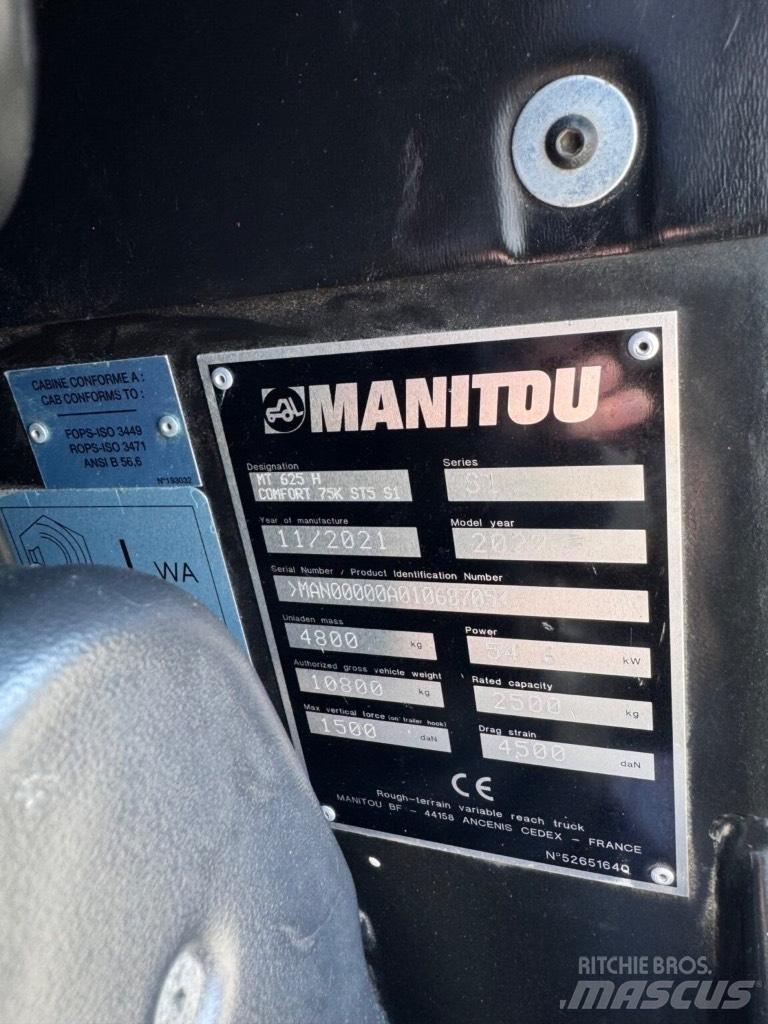 Manitou MT625H Kurottajat
