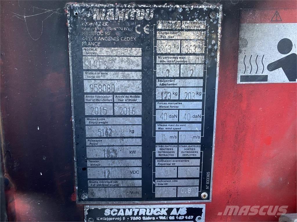 Manitou 140SC Saksilavat