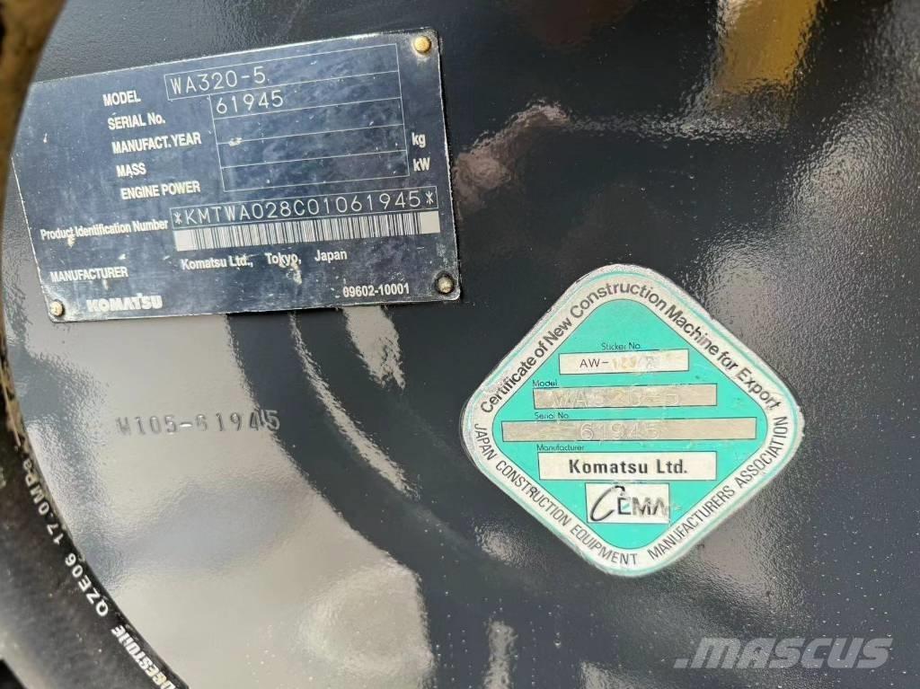 Komatsu WA 320-5 Pyöräkuormaajat