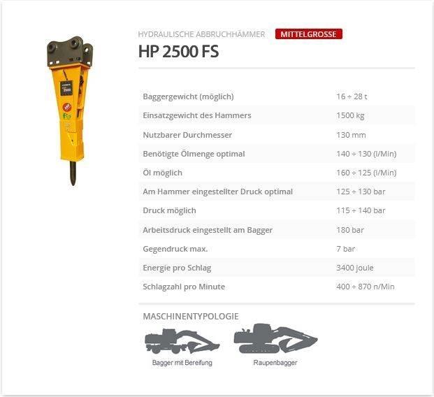 Indeco HP 2500 FS Iskuvasarat