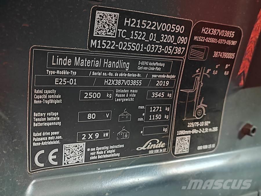 Linde E25-01 Sähkötrukit