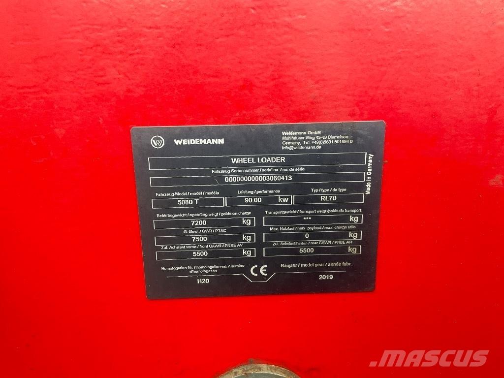 Weidemann 5080T Teleskooppikuormaajat