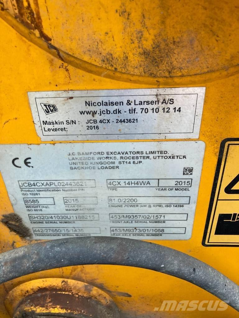 JCB 4 CX Kaivurikuormaajat