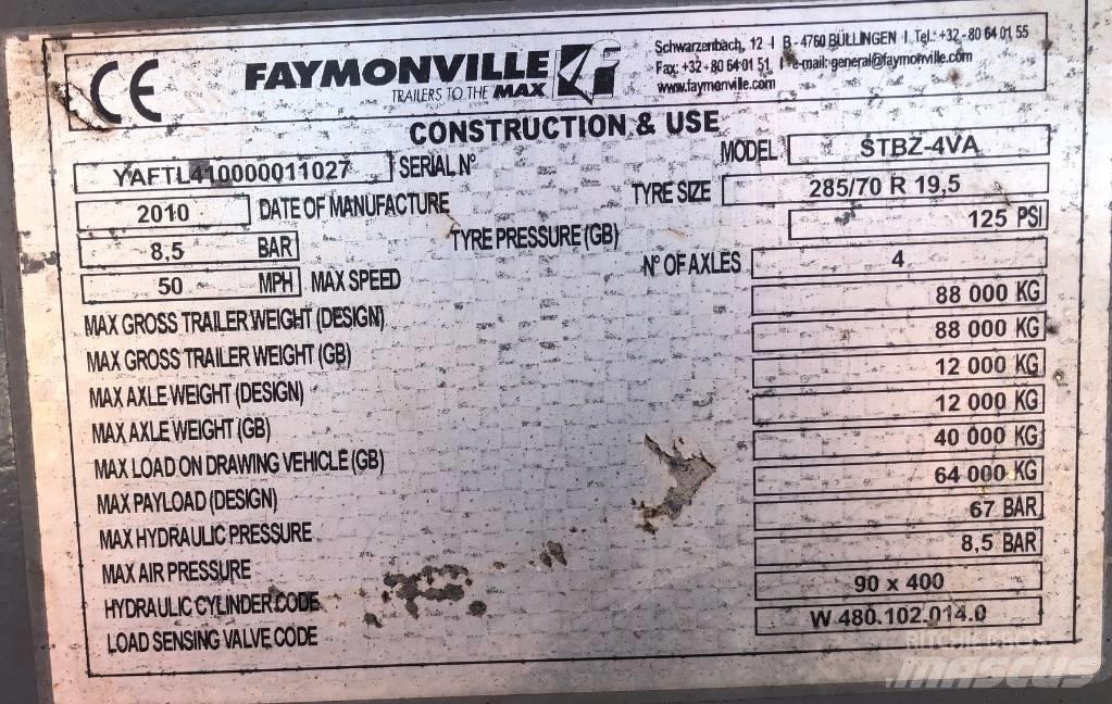 Faymonville STBZ-4VA Lavetit