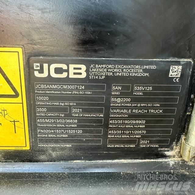 JCB 535V125 Kurottajat