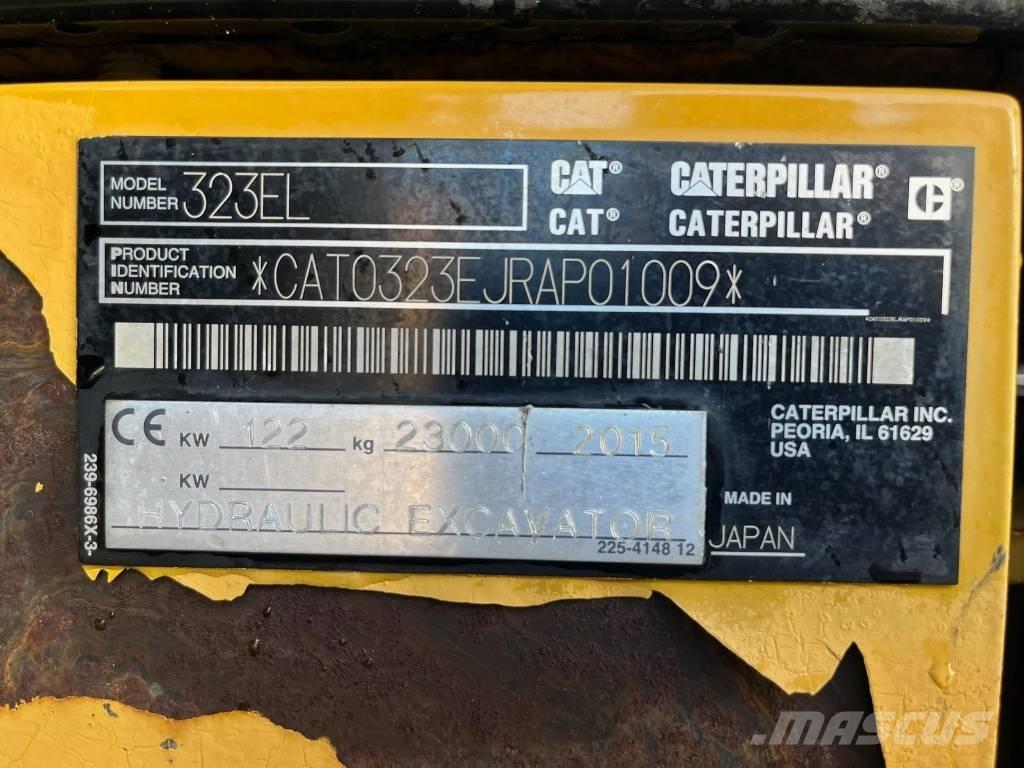 CAT 323 EL Telakaivukoneet