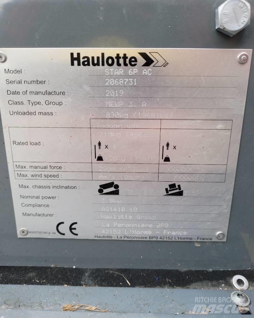 Haulotte Star 6 P Teleskooppipuominostimet