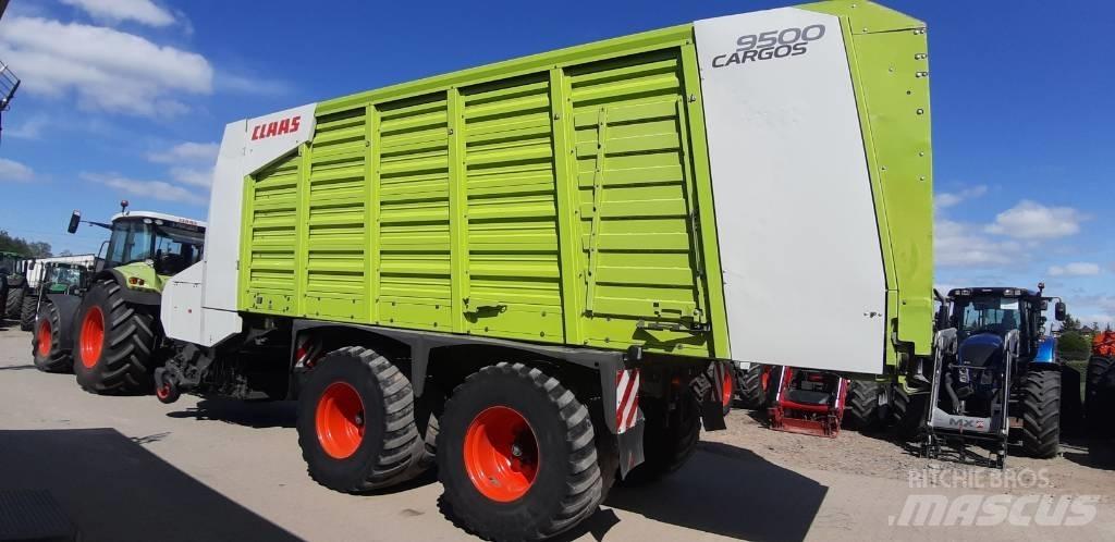 CLAAS Cargos 9500 Keräävät noukinvaunut ja silppurivaunut
