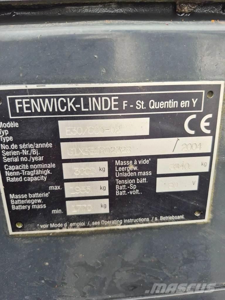 Linde e30/600-02 Sähkötrukit