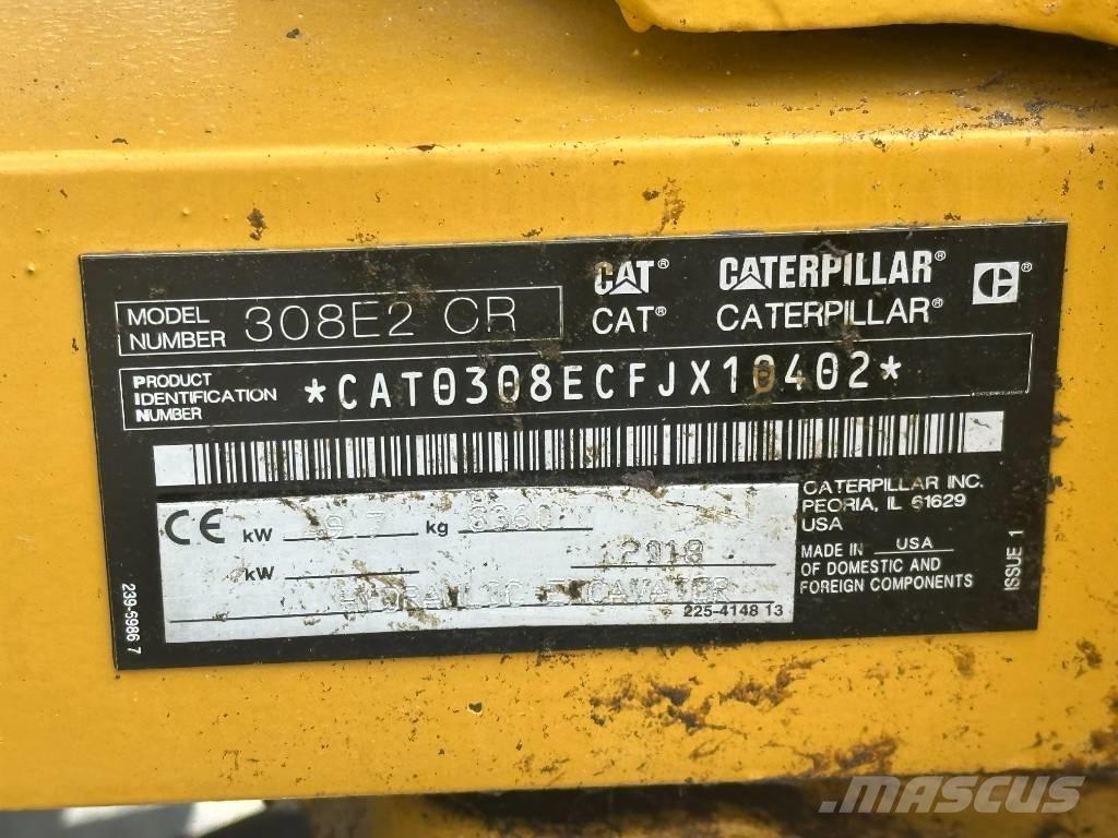 CAT 308 E 2 CR Midikaivukoneet 7t - 12t