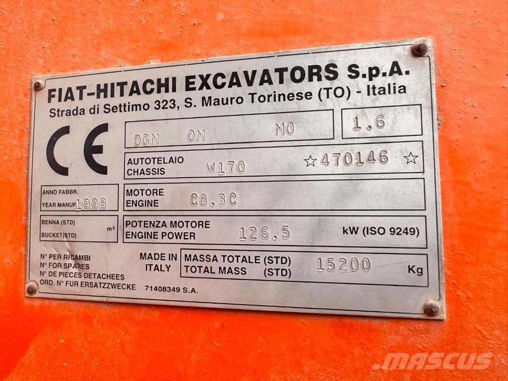 Hitachi W 170 Pyöräkuormaajat