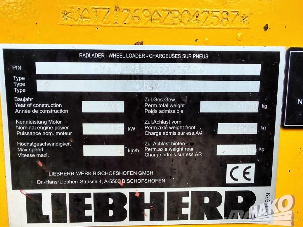Liebherr L 542 Pyöräkuormaajat