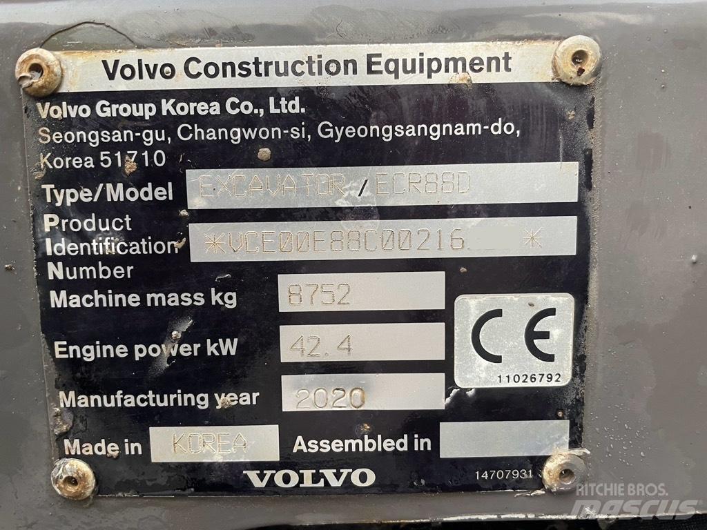 Volvo ECR 88 D PRO Midikaivukoneet 7t - 12t
