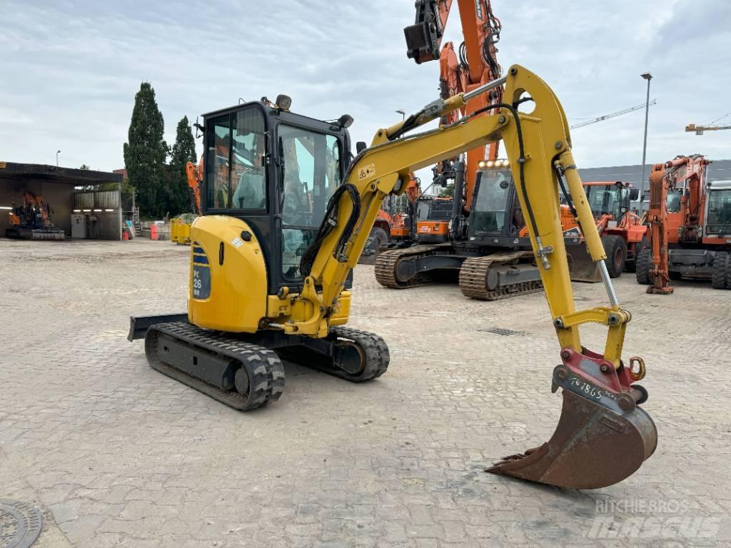 Komatsu PC26MR-3 Minikaivukoneet < 7t