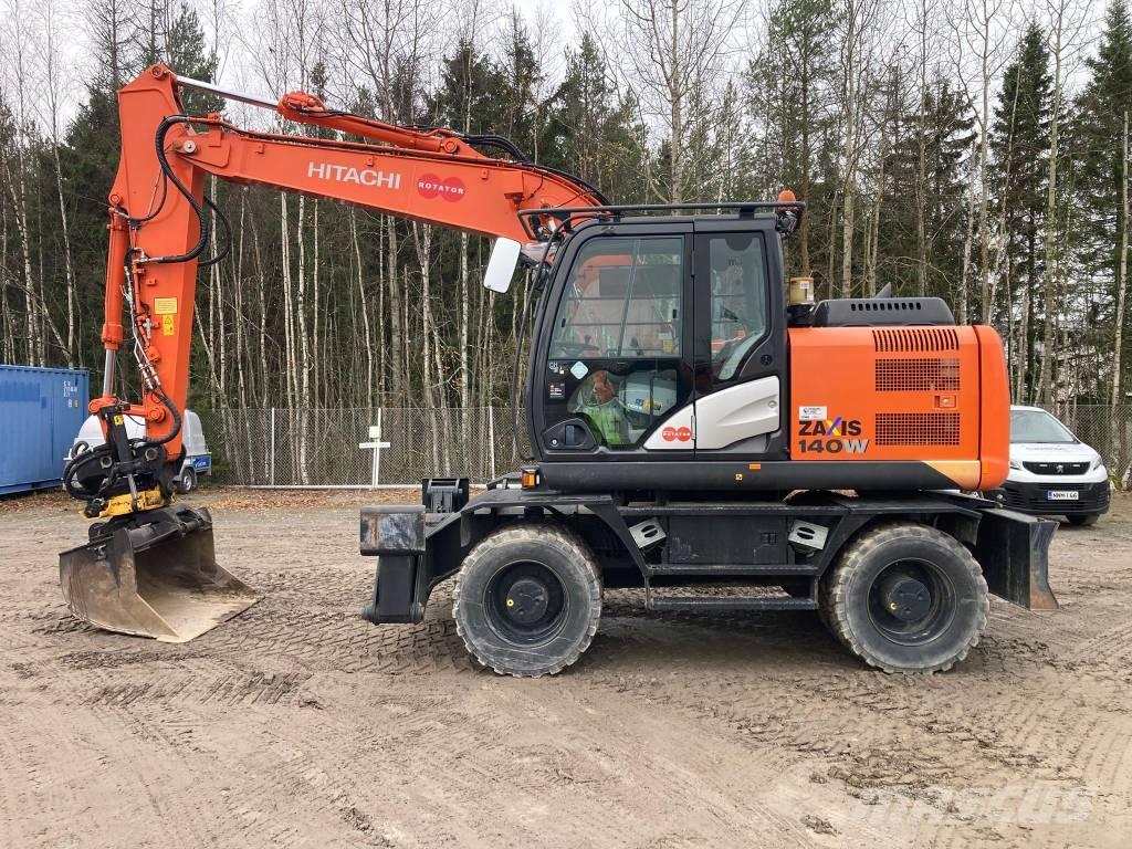 Hitachi ZX 140 W-5B Pyöräkaivukoneet