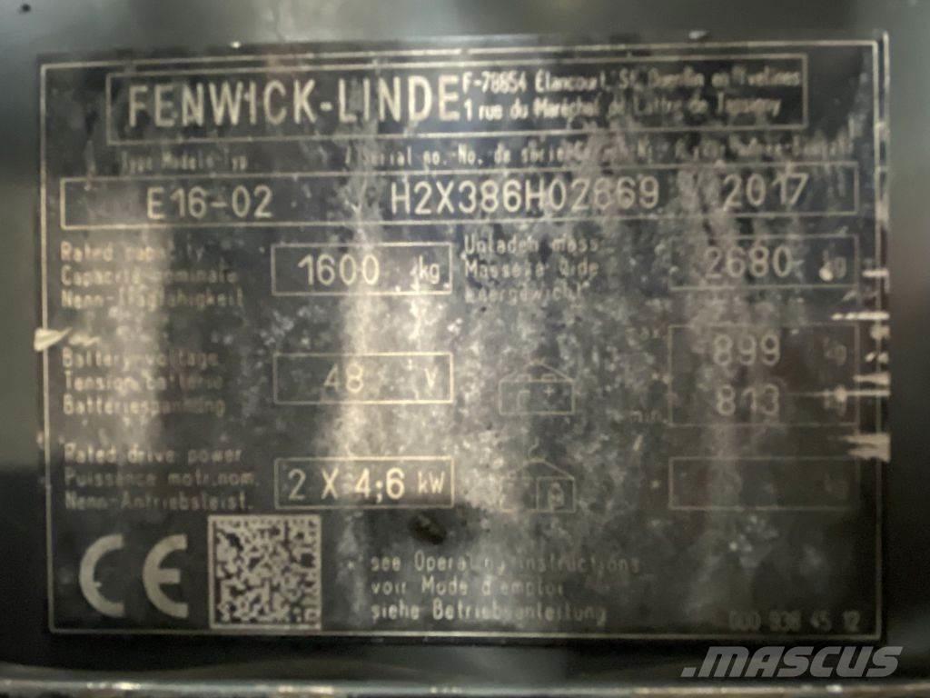 Linde E16 Sähkötrukit