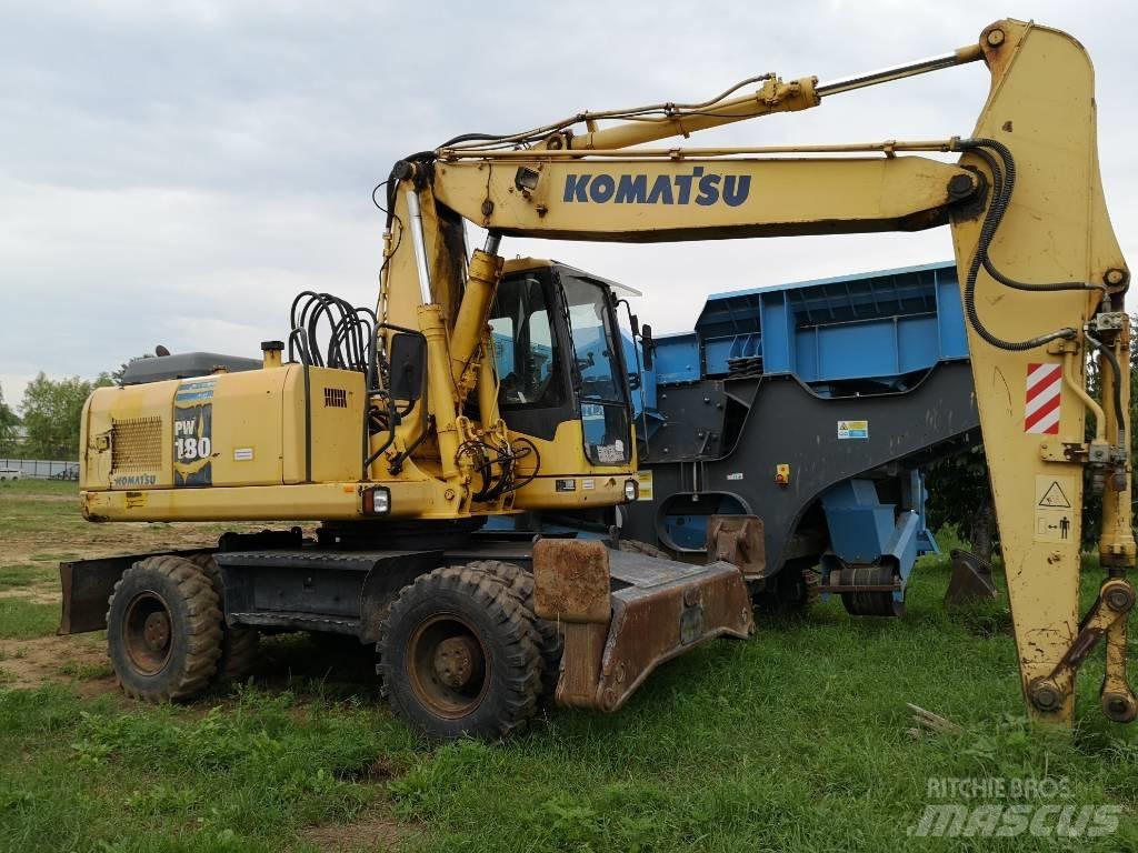 Komatsu PW 180 Pyöräkaivukoneet