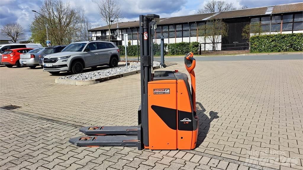 Linde L16i Käyden ajettavat pinoamistrukit