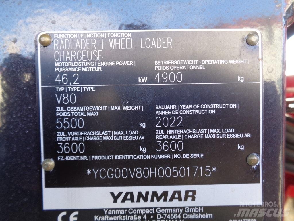 Yanmar V80 Pyöräkuormaajat