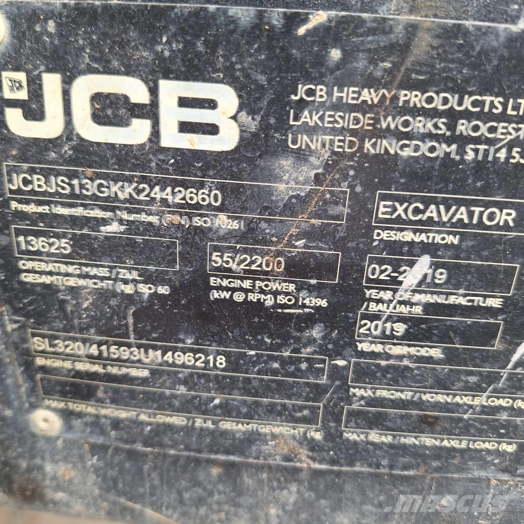 JCB JS 131 LC Telakaivukoneet
