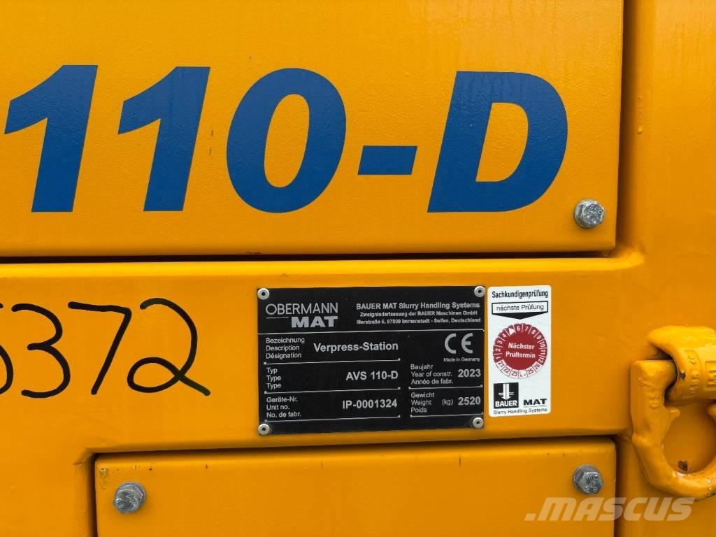 Bauer MAT AVS110-D Muut koneet