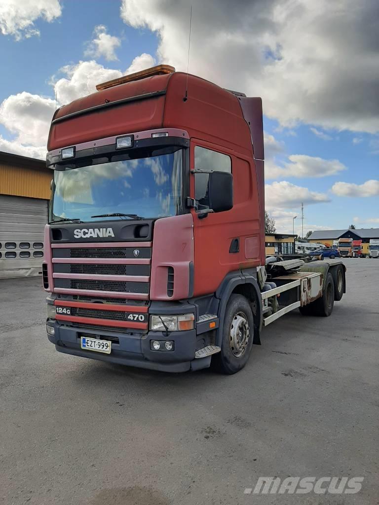 Scania R 124 Koukkulava kuorma-autot
