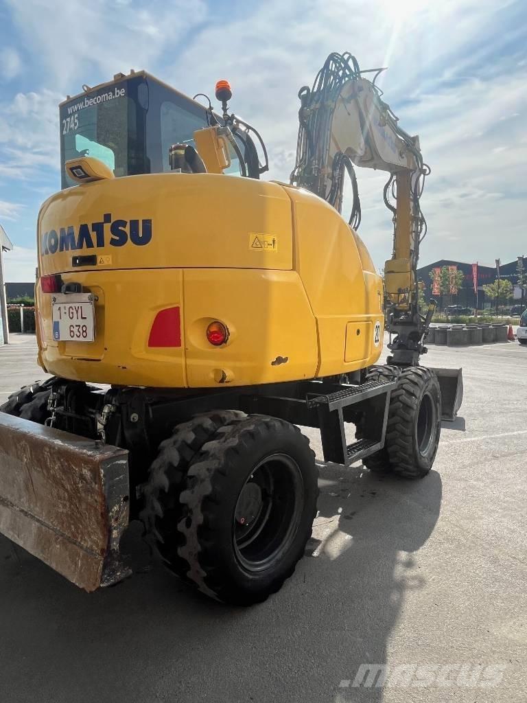 Komatsu PW98MR-10 Pyöräkaivukoneet