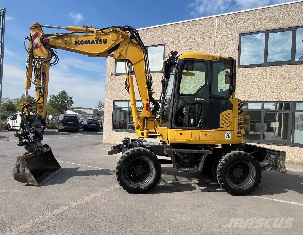 Komatsu PW98MR-10 Pyöräkaivukoneet