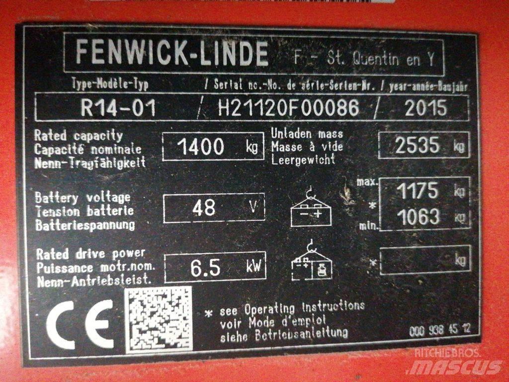Linde R14-01 Työntömastotrukit