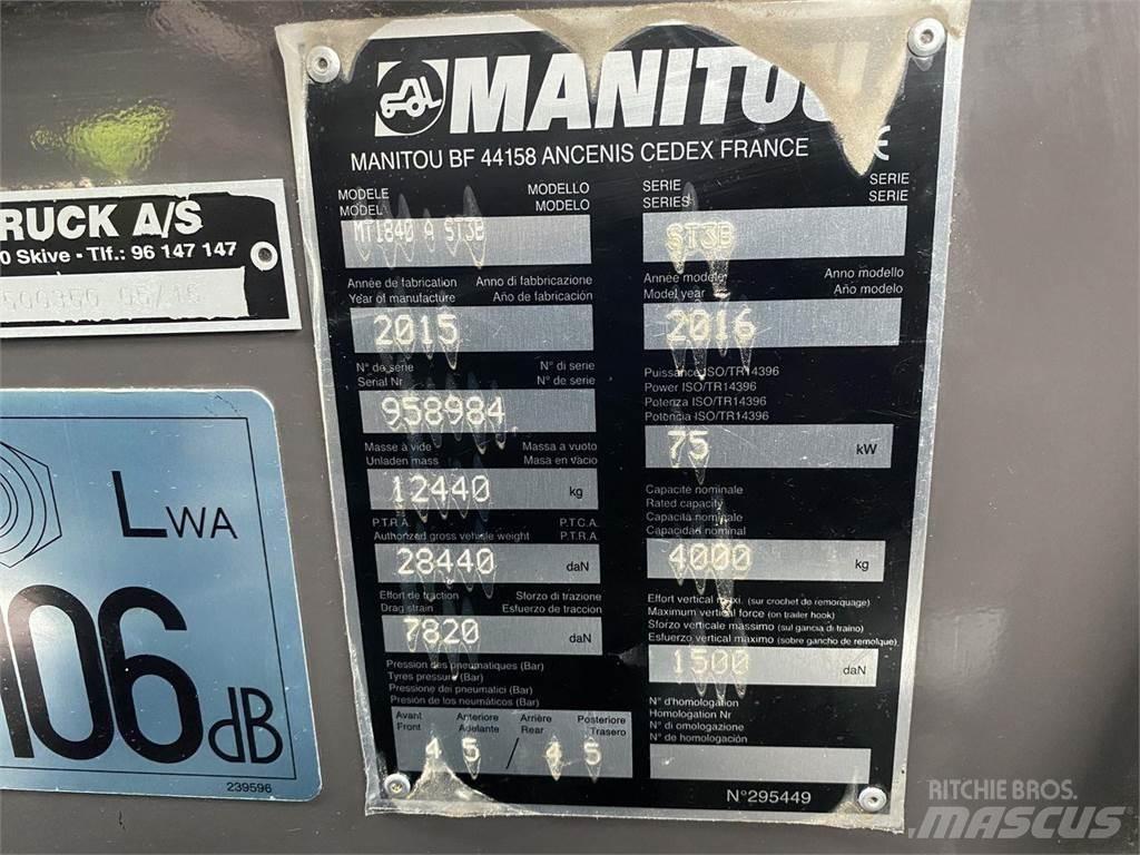 Manitou MT1840A Kurottajat