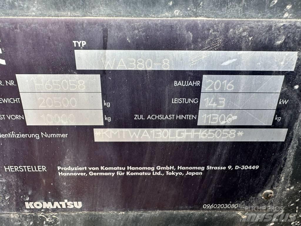 Komatsu WA380-8 Pyöräkuormaajat