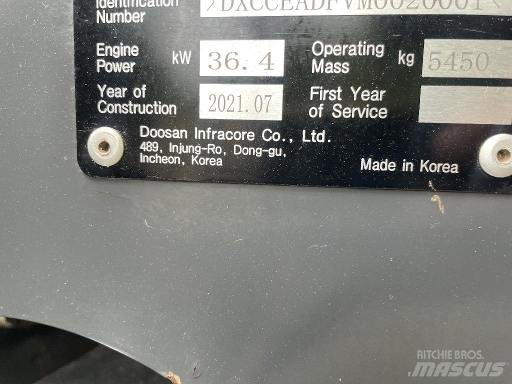 Doosan DX 50 Z Minikaivukoneet < 7t