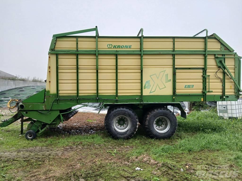 Krone 4 XL GL Keräävät noukinvaunut ja silppurivaunut