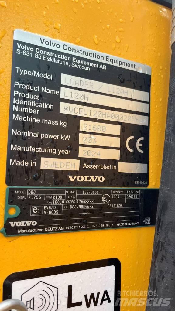 Volvo L120H Pyöräkuormaajat