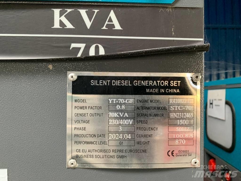  YT 70GF Dieselgeneraattorit