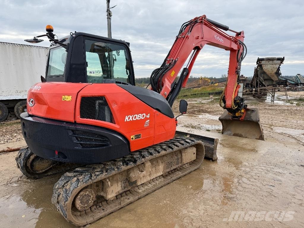 Kubota KX 080-4 Minikaivukoneet < 7t