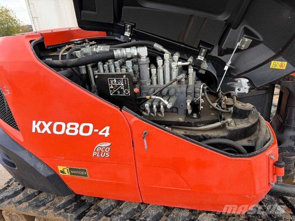 Kubota KX 080-4 Minikaivukoneet < 7t