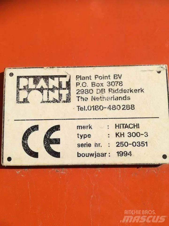 Hitachi KH 300 Tela-alustaiset nosturit