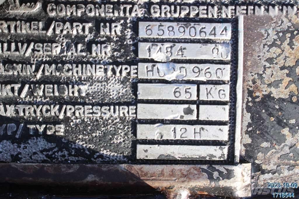 Huddig 960 Alusta ja jousitus