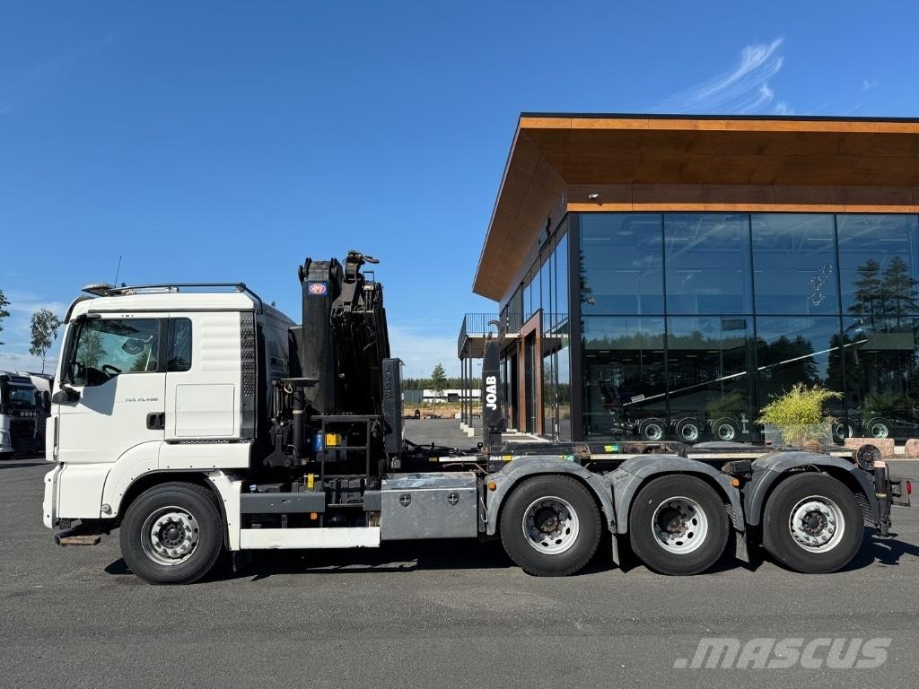 MAN Crane + hook lift Nosturiautot