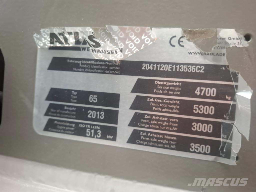 Atlas 65 Pyöräkuormaajat