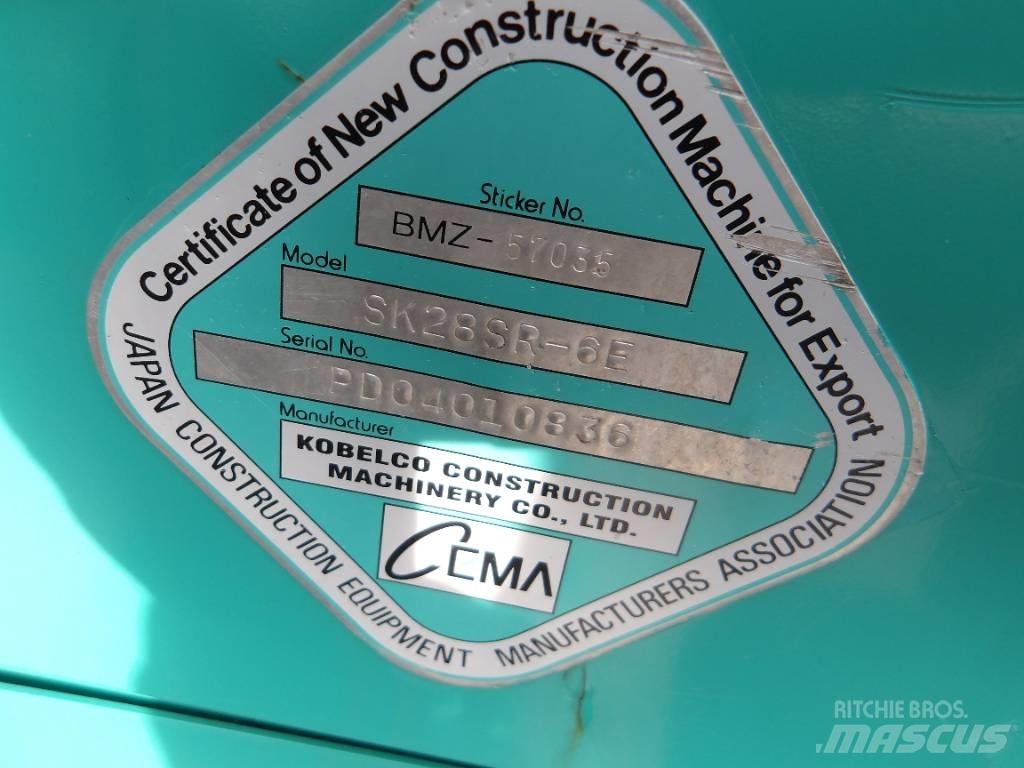 Kobelco SK 28 SR Minikaivukoneet < 7t