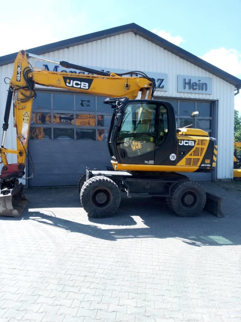 JCB JS 145 W Pyöräkaivukoneet