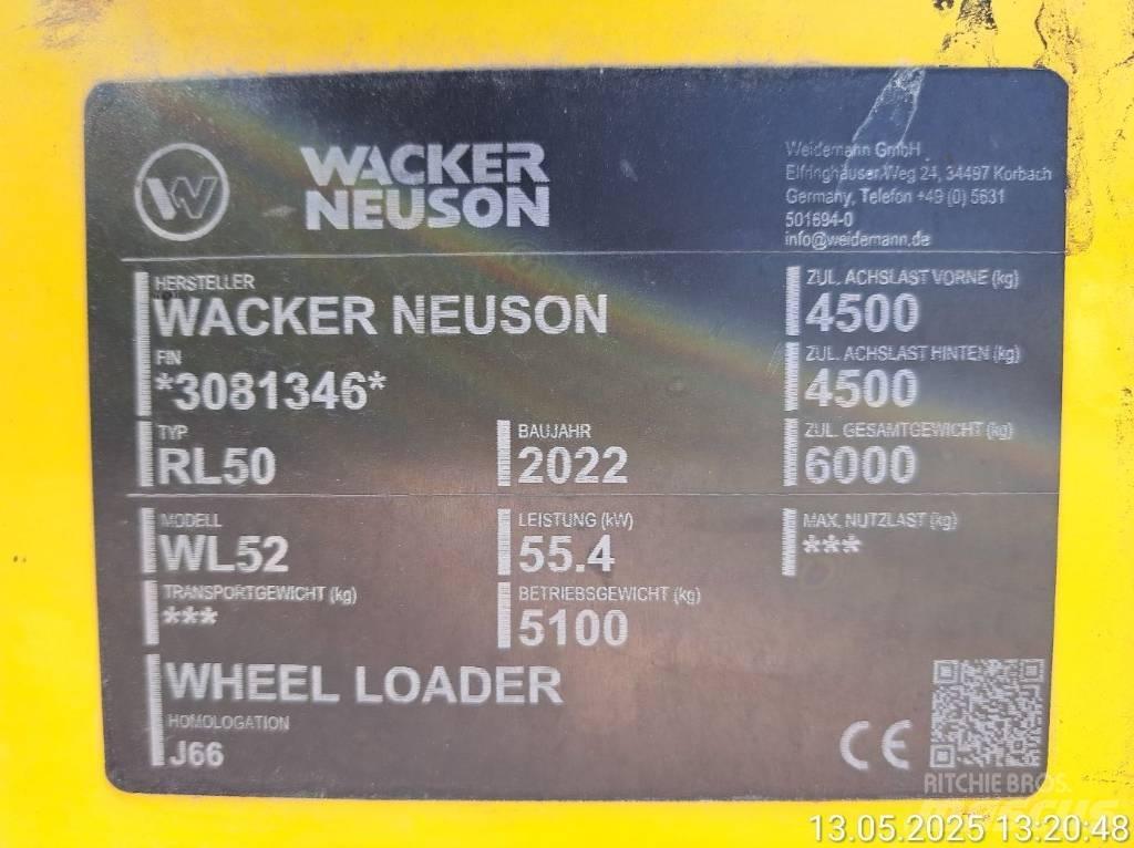 Wacker Neuson WL52 Pyöräkuormaajat