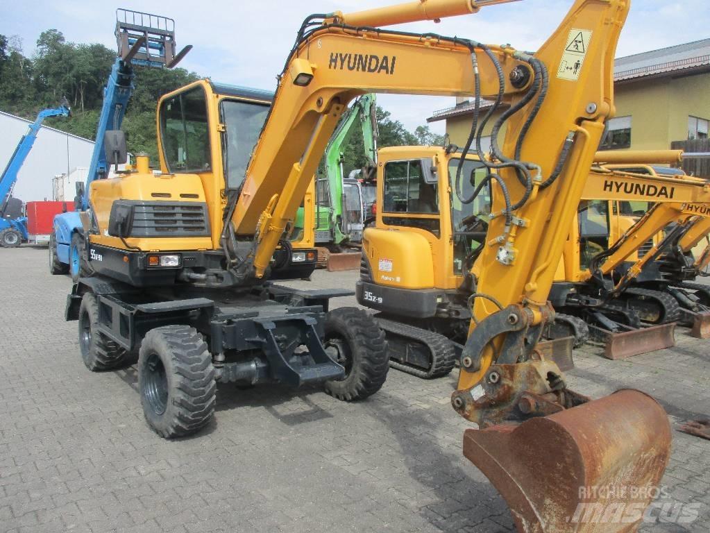 Hyundai Robex 55W-9 Pyöräkaivukoneet