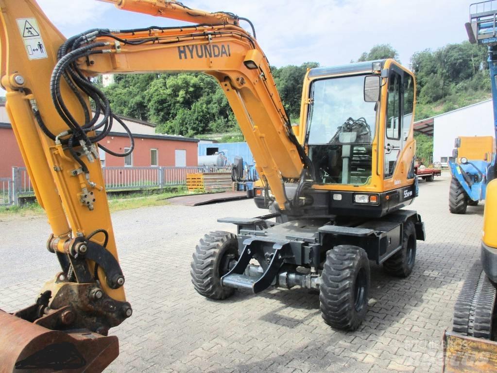 Hyundai Robex 55W-9 Pyöräkaivukoneet