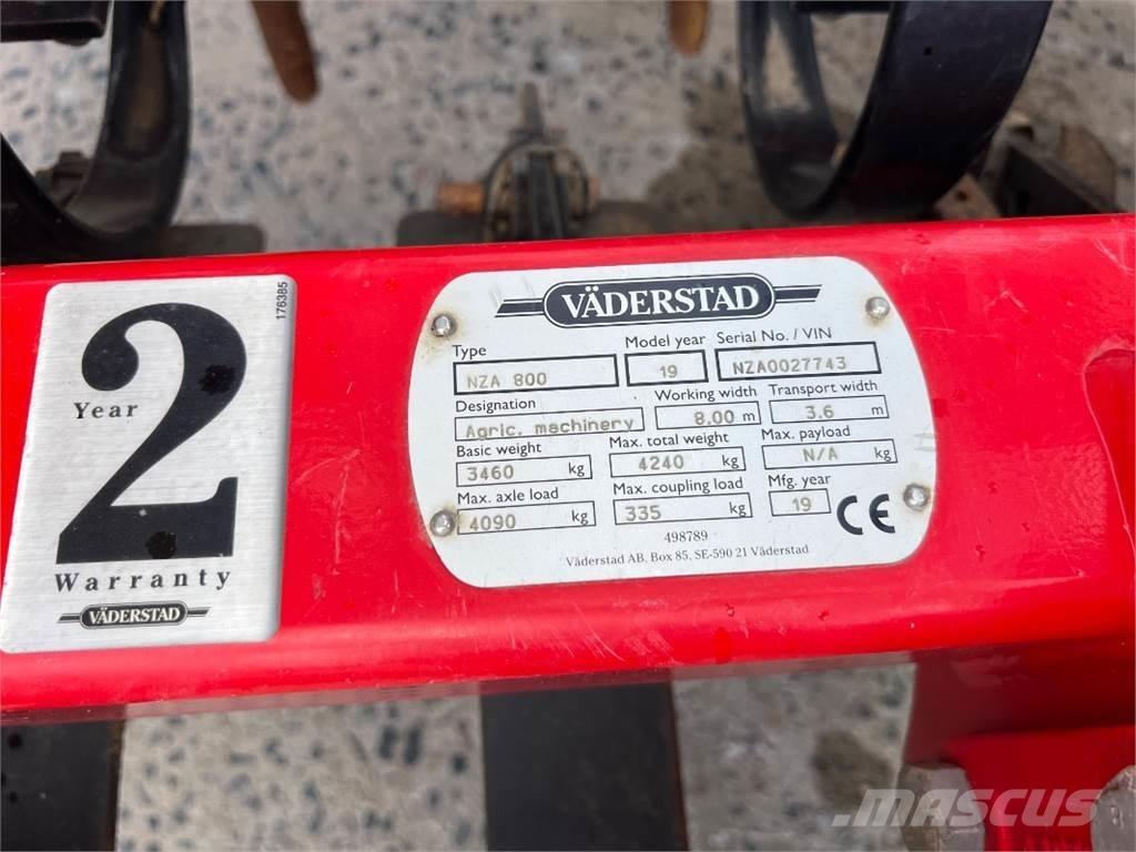 Väderstad NZA 800 Kylvölannoittimet