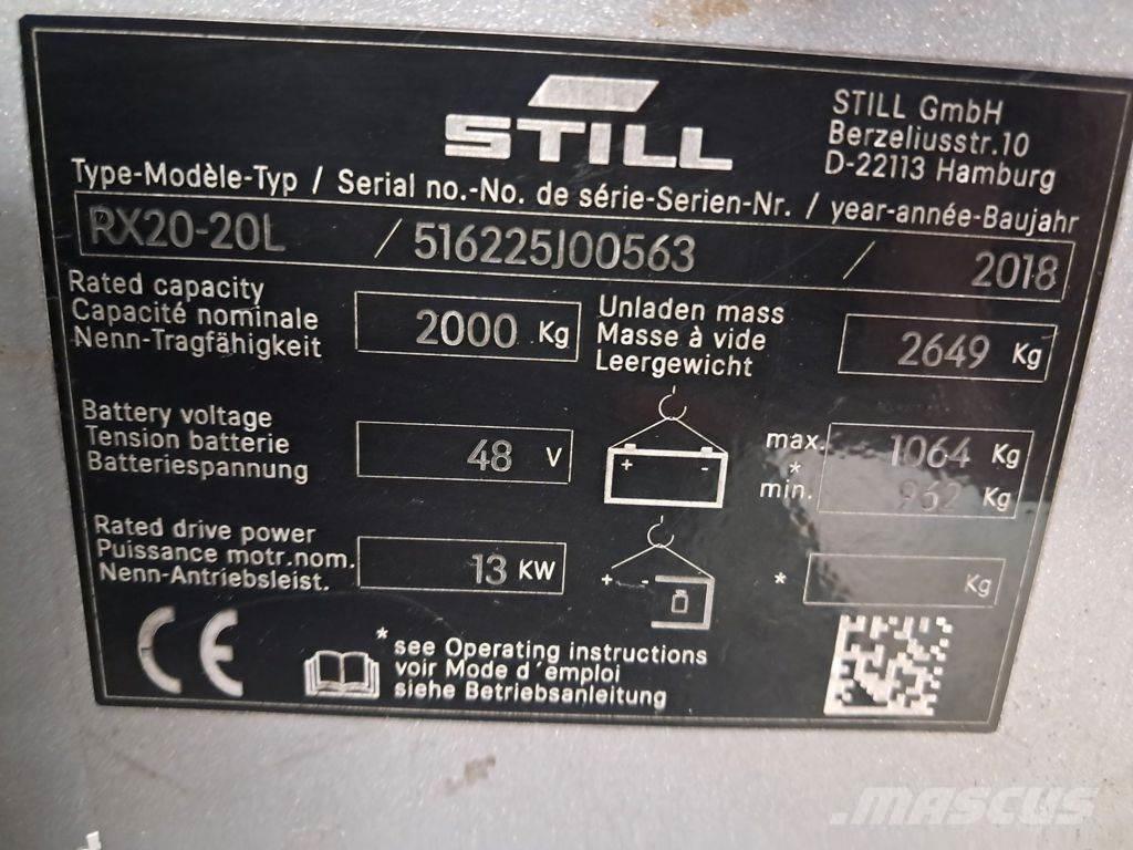 Still RX20-20L Sähkötrukit